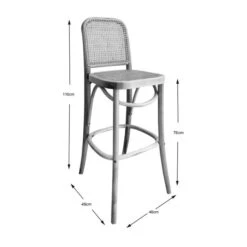 Tulle Bar Height Stool 17 Tulle Bar Height Stool -Home Luxe Studio 30729481 alt09
