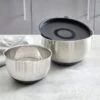 Professional Set Of 2 Mixing Bowl And One Lid 1 Professional Set Of 2 Mixing Bowl And One Lid -Home Luxe Studio 30730130