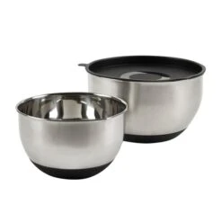 Professional Set Of 2 Mixing Bowl And One Lid 7 Professional Set Of 2 Mixing Bowl And One Lid -Home Luxe Studio 30730130 alt02