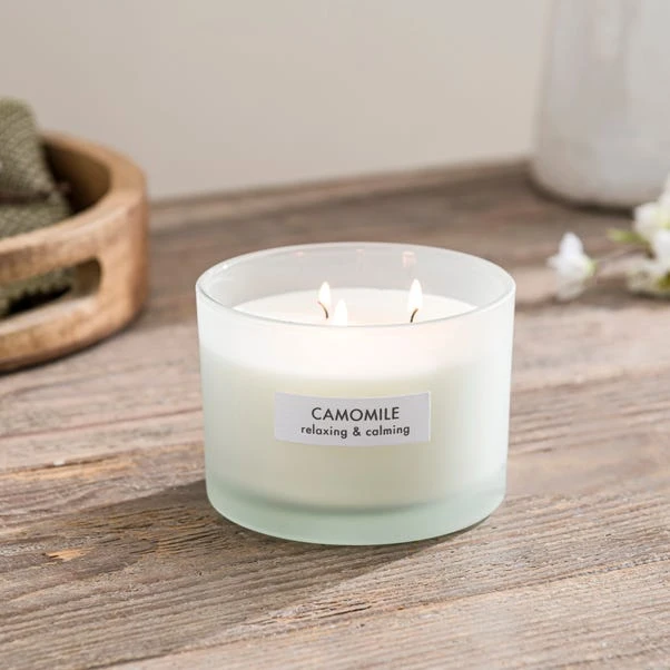Camomile Soy Wax Blend Multi Wick Candle 3 Camomile Soy Wax Blend Multi Wick Candle