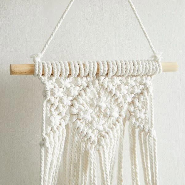 Macrame Double Hanging Ceramic Plant Pot 4 Macrame Double Hanging Ceramic Plant Pot - Image 2