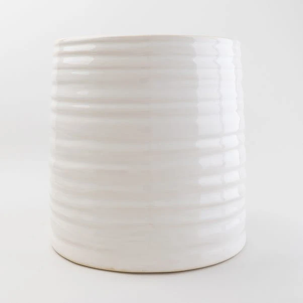 Churchgate Ceramic Ripple Plant Pot 4 Churchgate Ceramic Ripple Plant Pot - Image 2