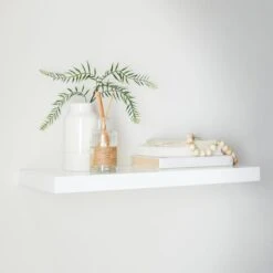 White Floating Shelf 14 White Floating Shelf -Home Luxe Studio 30733543
