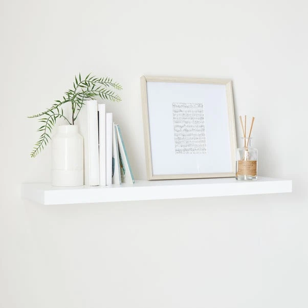White Floating Shelf 5 White Floating Shelf - Image 3