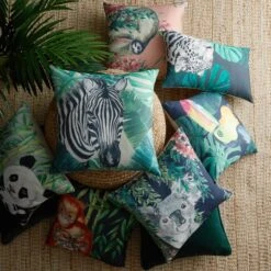 Sloth Jungle Print Cushion 13 Sloth Jungle Print Cushion -Home Luxe Studio 30739738 alt09