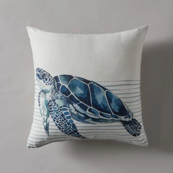 Turtle Watercolour Cushion 4 Turtle Watercolour Cushion - Image 2