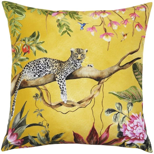 Leopard Gold Outdoor Cushion 4 Leopard Gold Outdoor Cushion - Image 2