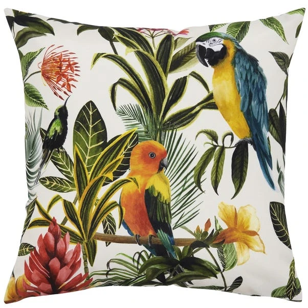 Parrots Multicoloured Outdoor Cushion 4 Parrots Multicoloured Outdoor Cushion - Image 2