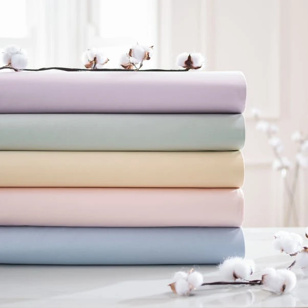 Dorma Smooth & Soft 300 Thread Count Cotton Sateen Fitted Sheet 7 Dorma Smooth & Soft 300 Thread Count Cotton Sateen Fitted Sheet - Image 5