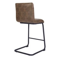 Felix Counter Height Cantilever Bar Stool, Faux Leather 28 Felix Counter Height Cantilever Bar Stool, Faux Leather -Home Luxe Studio 30748431 alt04