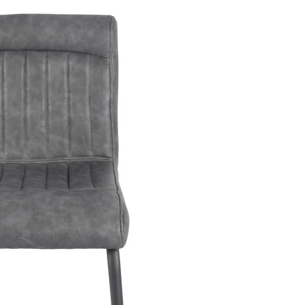 Felix Counter Height Cantilever Bar Stool, Faux Leather 8 Felix Counter Height Cantilever Bar Stool, Faux Leather - Image 6