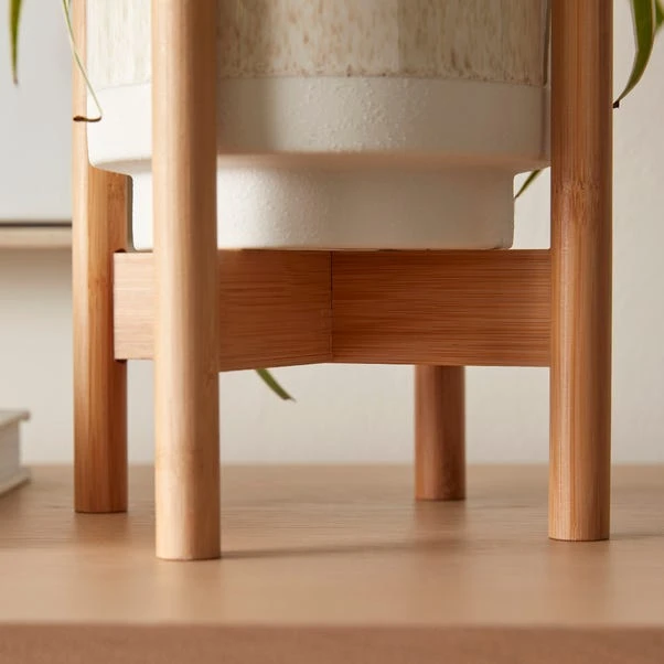 Foldable Bamboo Plant Pot Stand 4 Foldable Bamboo Plant Pot Stand - Image 2