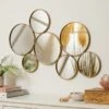 Circular Lines Mirrored Wall Art -Home Luxe Studio 30753686