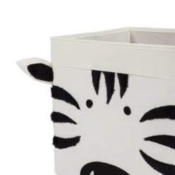 Zebra Felt Foldable Box 10 Zebra Felt Foldable Box -Home Luxe Studio 30754134 alt03