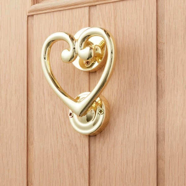 Heart Gold Door Knocker 3 Heart Gold Door Knocker - Image 2