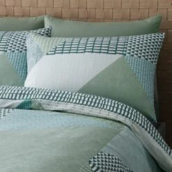 Catherine Lansfield Larsson Geo Reversible Duvet Cover And Pillowcase Set -Home Luxe Studio 30757644 alt01