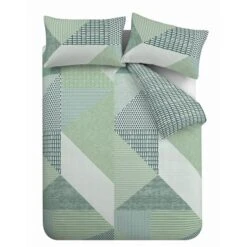 Catherine Lansfield Larsson Geo Reversible Duvet Cover And Pillowcase Set -Home Luxe Studio 30757644 alt04