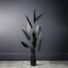 Artificial Black Bird Of Paradise Tree In Black Plant Pot 2 Artificial Black Bird Of Paradise Tree In Black Plant Pot -Home Luxe Studio 30758834