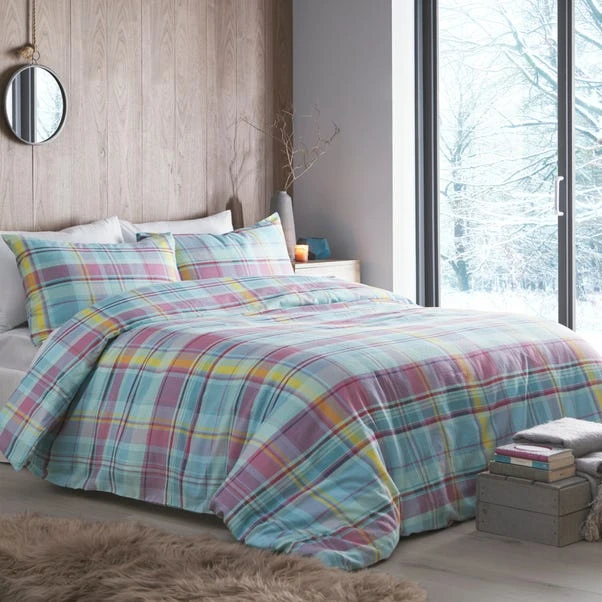 Applecross Check Brushed Cotton Duvet Cover And Pillowcase Set 15 Applecross Check Brushed Cotton Duvet Cover And Pillowcase Set - Image 13