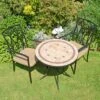 Riverside 76cm Bistro Table Set With 2 Austin Chairs 2 Riverside 76cm Bistro Table Set With 2 Austin Chairs -Home Luxe Studio 30760666