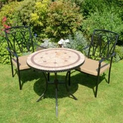 Riverside 76cm Bistro Table Set With 2 Austin Chairs 14 Riverside 76cm Bistro Table Set With 2 Austin Chairs -Home Luxe Studio 30760666 alt04