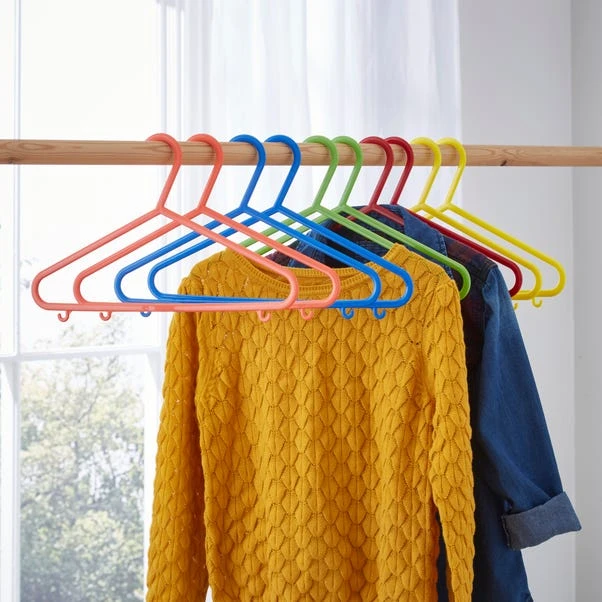 Pack Of 10 Kids Plastic Hangers 3 Pack Of 10 Kids Plastic Hangers
