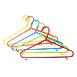 Pack Of 10 Kids Plastic Hangers 12 Pack Of 10 Kids Plastic Hangers -Home Luxe Studio 30762263 alt04