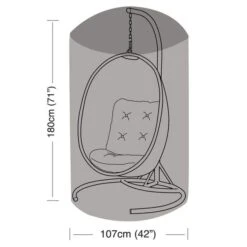 Single Hanging Egg Chair Cover 7 Single Hanging Egg Chair Cover -Home Luxe Studio 30763315 alt07