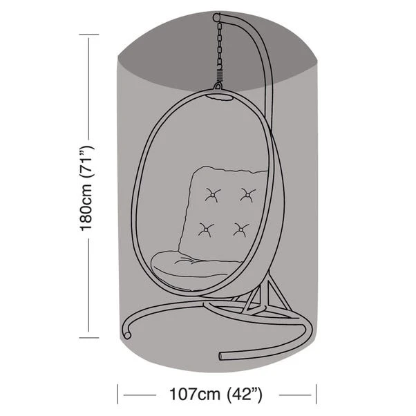 Single Hanging Egg Chair Cover 5 Single Hanging Egg Chair Cover - Image 3