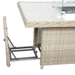 Wentworth 7 Piece Deluxe Modular Corner Lounge Set With Rectangular Firepit -Home Luxe Studio 30763610 alt09