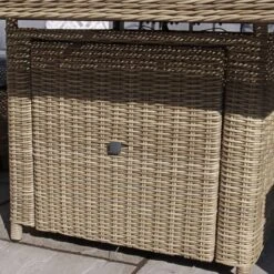 Wentworth 7 Piece Deluxe Modular Corner Lounge Set With Square Firepit -Home Luxe Studio 30763611 alt03