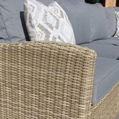 Wentworth 7 Piece Deluxe Modular Corner Lounge Set With Square Firepit -Home Luxe Studio 30763611 alt04