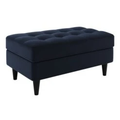 Zoe Velvet Storage Footstool 38 Zoe Velvet Storage Footstool -Home Luxe Studio 30763809 alt01