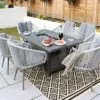 Aspen 6 Seater Fire Pit Dining Set 1 Aspen 6 Seater Fire Pit Dining Set -Home Luxe Studio 30764006