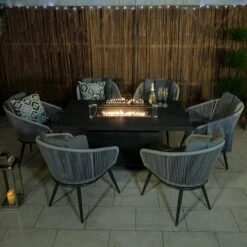 Aspen 6 Seater Fire Pit Dining Set 14 Aspen 6 Seater Fire Pit Dining Set -Home Luxe Studio 30764006 alt05