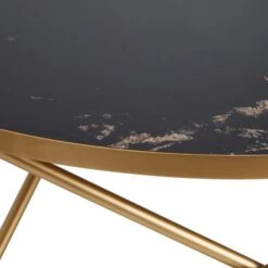 Zoey Coffee Table, Black Marble Effect 9 Zoey Coffee Table, Black Marble Effect -Home Luxe Studio 30764037 alt04