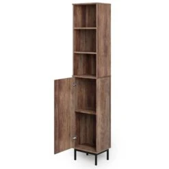 Fulton Pine Effect Tallboy Storage Unit 13 Fulton Pine Effect Tallboy Storage Unit -Home Luxe Studio 30765725 alt04