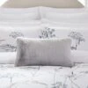 Dorma Purity Faux Fur Grey Boudoir Cushion
