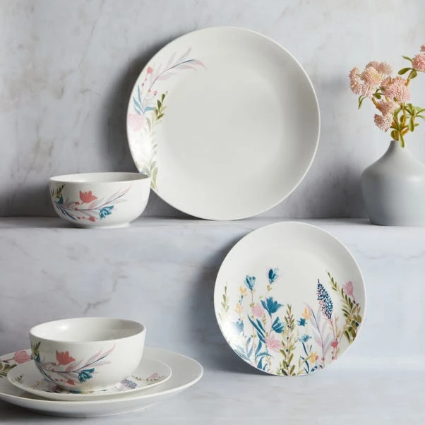 Floral 12 Piece Dinner Set 3 Floral 12 Piece Dinner Set