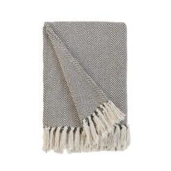 Jenson Herringbone Throw 130cm X 180cm -Home Luxe Studio 30768546 alt01
