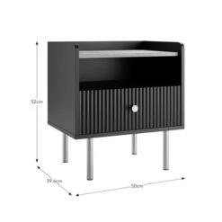 Georgi 1 Drawer Bedside Table 27 Georgi 1 Drawer Bedside Table -Home Luxe Studio 30769263 alt09