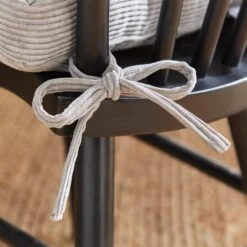 Corduroy Grey Box Style Seat Pad 8 Corduroy Grey Box Style Seat Pad -Home Luxe Studio 30771930 alt02