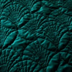 Indra Velour Emerald Duvet Cover And Pillowcase Set -Home Luxe Studio 30772191 alt04