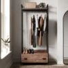 Fulton Open Wardrobe, Pine -Home Luxe Studio 30773044