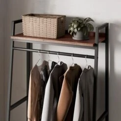 Fulton Open Wardrobe, Pine -Home Luxe Studio 30773044 alt02