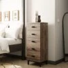 Fulton Tall 5 Drawer Chest, Pine Effect 2 Fulton Tall 5 Drawer Chest, Pine Effect -Home Luxe Studio 30773096