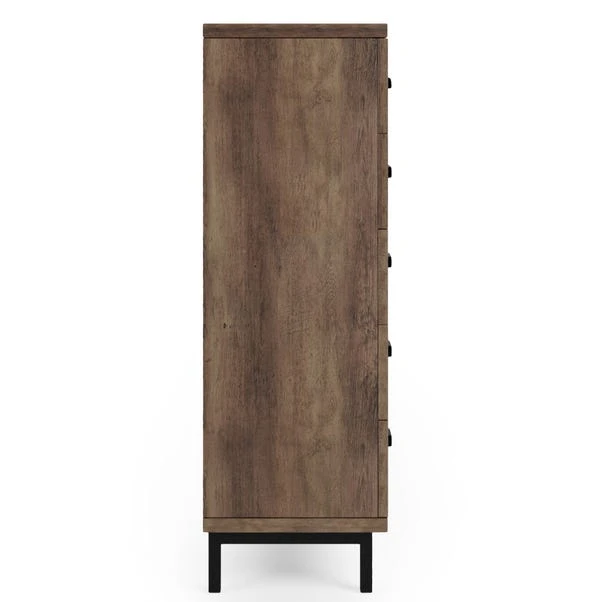 Fulton Tall 5 Drawer Chest, Pine Effect 6 Fulton Tall 5 Drawer Chest, Pine Effect - Image 4