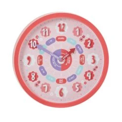 Pink Tell The Time Wall Clock 7 Pink Tell The Time Wall Clock -Home Luxe Studio 30781919 alt02