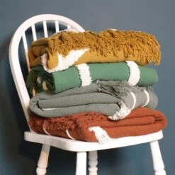 Furn. Rainbow Tufted 130cm X 150cm Throw 16 Furn. Rainbow Tufted 130cm X 150cm Throw -Home Luxe Studio 30782850 alt02