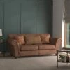 Angus Faux Leather Combo 2 Seater Sofa 2 Angus Faux Leather Combo 2 Seater Sofa -Home Luxe Studio 30783349